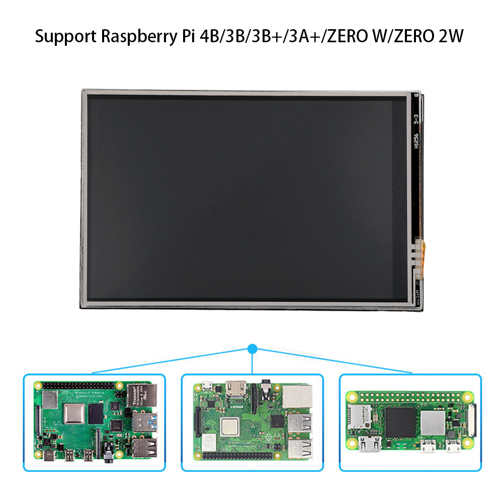 Gaming Console Display Case - Raspberry Pi 2/3B/4B用 3.5インチTFTタッチスクリーン、125MHz SPI、50Hz冷却ファン搭載 -