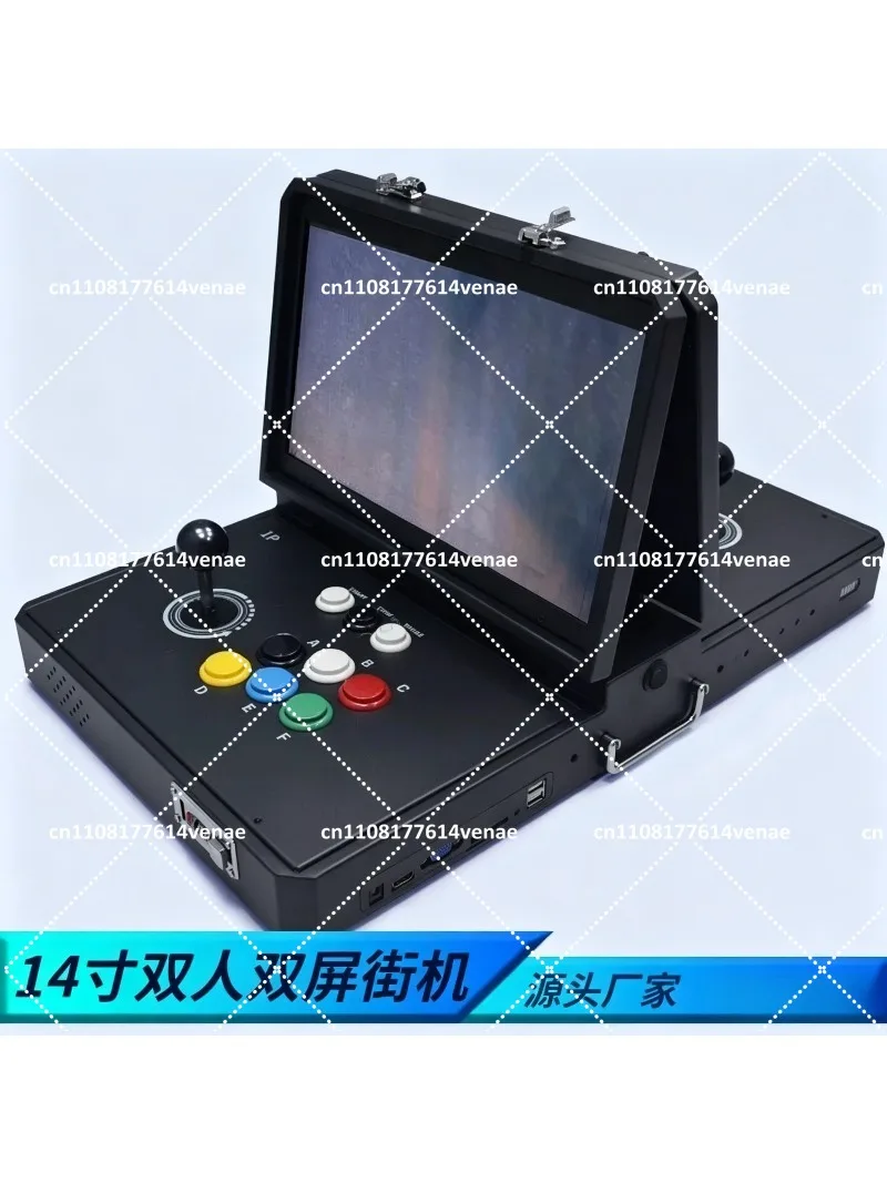 Gaming Console All - ポータブルアーケードゲーム機 10インチ 14インチ ダブルスクリーン ジョイスティック オールインワン