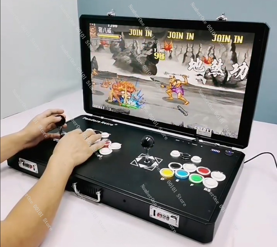 Gaming Console Tv - ポータブルレトロアーケードゲーム機、デュアルジョイスティックコントローラー搭載対戦型ゲーム機（内蔵ゲーム＆TV出力付き）、携帯型おもちゃ