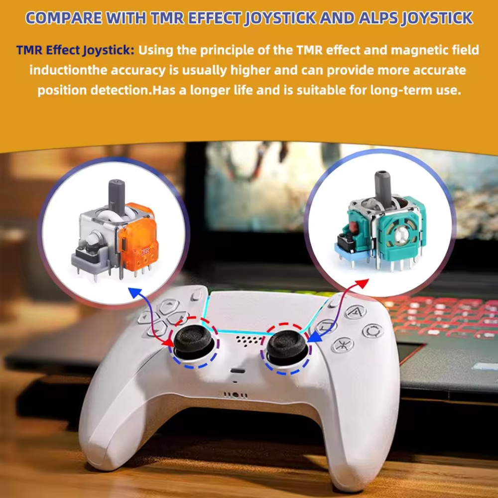 2-10 個交換用 TMR エフェクトジョイスティック 3D - Gaming Console Tv のレビューと価格