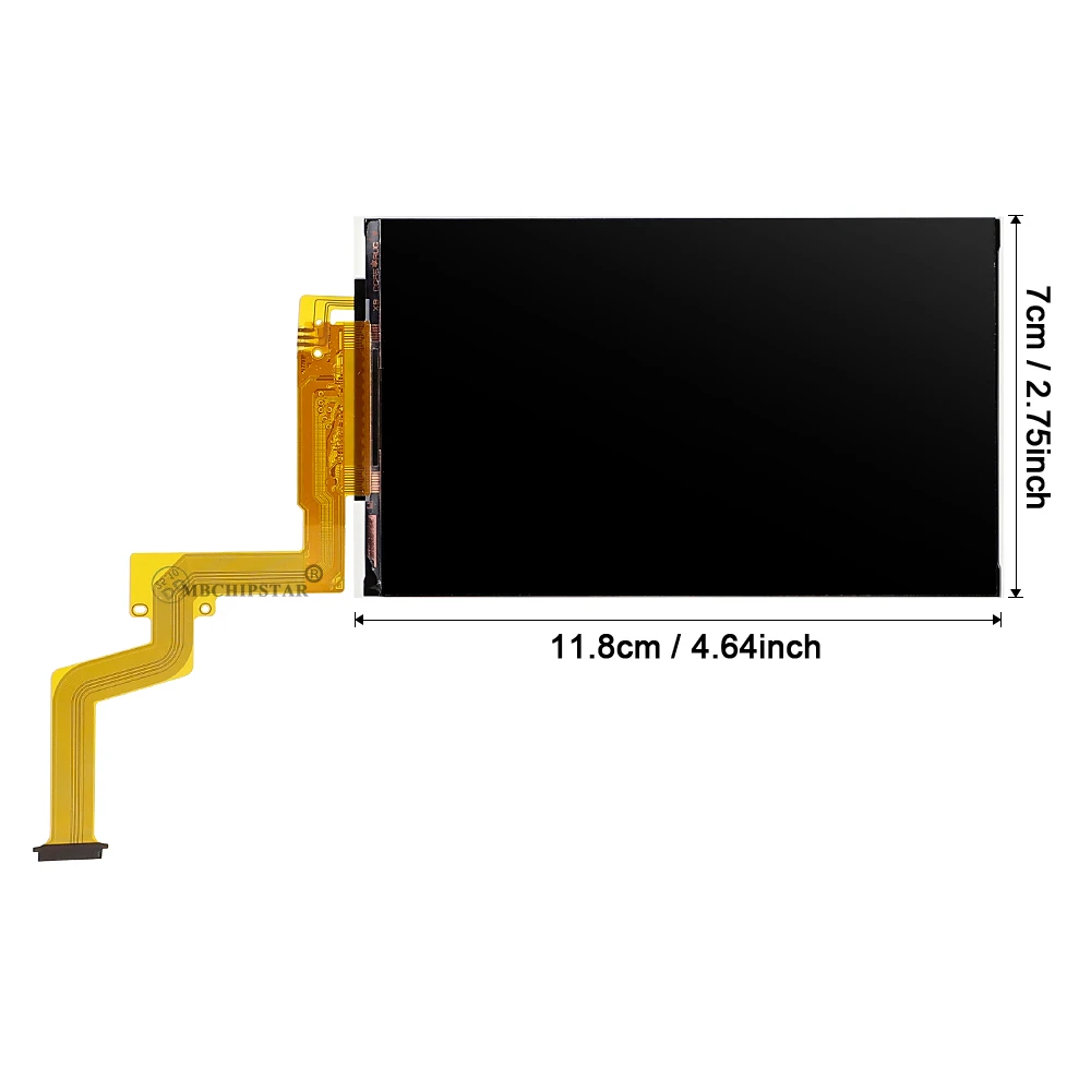 New 2DS XL LL用 上部LCDスクリーン交換用 新 - Gaming Console All のレビューと価格
