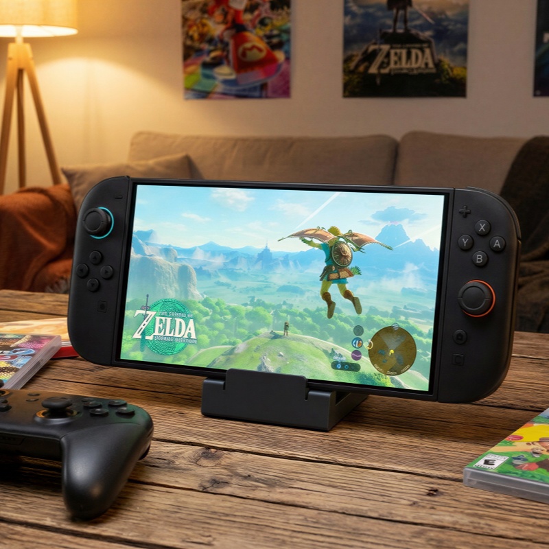携帯型ゲーム機用金属製デスクトップスタンド – Switch - Gaming Console Rog Ally のレビューと価格