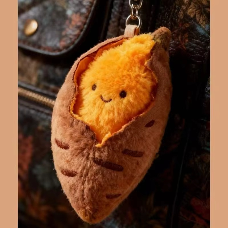 サツマイモぬいぐるみキーホルダー 肌に優しいぬいぐるみキーホ - Gaming Console Keychain のレビューと価格
